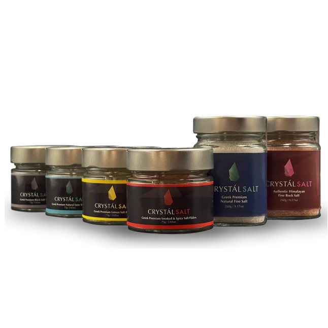 crystal salt packaging design just a small taste